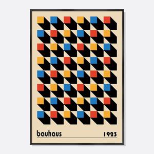 미드센츄리모던 인테리어 바우하우스 일러스트 그림 포스터 액자 Mini Square