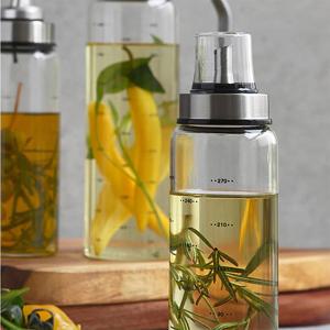 더 쉐프 내열유리 캡 오일병 300ml x 3개 + 스티커 (CRO0001S)