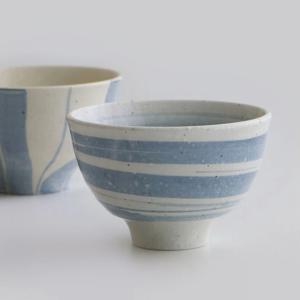 후데라인 돈부리볼 블루 일본 도자기 덮밥 텐동 그릇