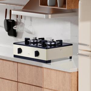 프리스탠딩 2구 가스레인지 크림옐로우 HFG-2381CY + 4월 사은품 증정