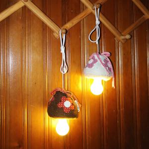 Grandma knit mushroom lamp 그랜마 니트 머쉬룸 램프