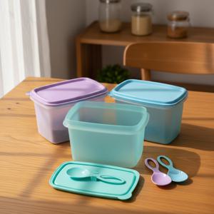 타파웨어 미니 소분 반찬 양념통 840ml 3개입 세트