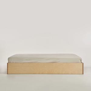 Simple mattress box cover White clay
