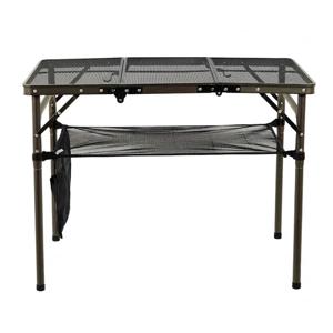 캠핑 휴대용 접이식 아이언 메쉬 테이블