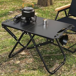 캠핑 원액션 사이드 태이블 접이식 휴대용 미니 경량