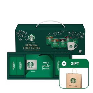 프리미엄 파우더 스틱커피 설 선물세트 (40T + 머그)