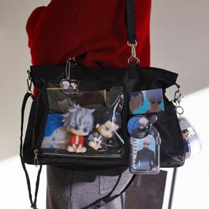 투웨이 토트 이타백 투명 보부상 덕질가방 굿즈 콘서트가방 크로스 발레코어 숄더백