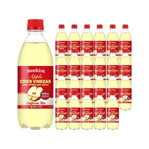 썬키스트 애사비 제로 스파클링 500ml 24입