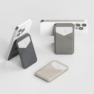 맥세이프 카드지갑 비건레더 가죽 아이폰 갤럭시 포켓 거치대