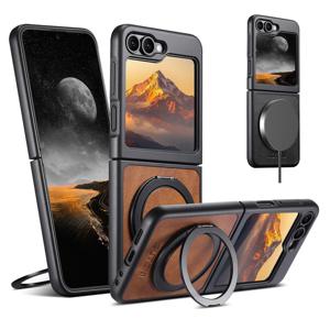 갤럭시 지플립 7 6 5 맥세이프 스탠드링 레더 케이스 ZFLIP Z플립 F344