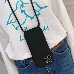 아이폰17 프로맥스 프로 에어 소프트스킨 목걸이 스트랩 케이스