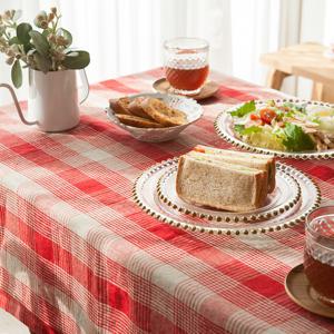 주방 패브릭 체크 플래드 식탁보 3colors 3size