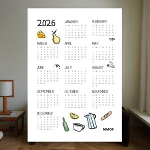 2026 패브릭 캘린더(바로배송)