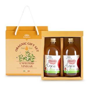 멩가졸리 유기농 사과식초 애플사이다 비네거 발효 초모 식초 1호 선물세트