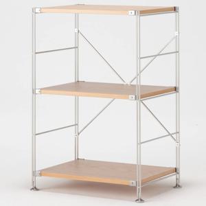 SUS 스테인리스 유닛 선반 세트 떡갈나무 S