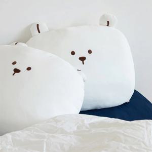 마이 버디 찹쌀떡 쿠션 등받이/다리베개 바디필로우 - 01 화이트 동구