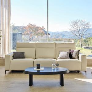 MVME 페타 천연가죽 리클라이너 4인용(매장가구)