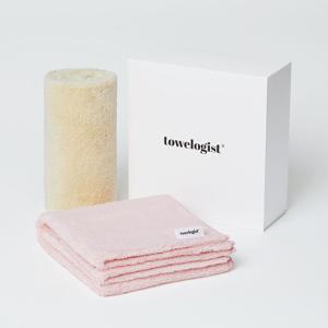 솜 페이스 타월 2P - 허니 옐로우 1P+브러쉬 핑크 1P