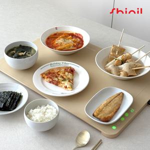 신일 푸드워머 올워밍 보온 접이식 다이닝 테이블 매트 음식워머 휴대용 100도 라지