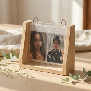 원목 포토바인더 포토카드 바인더 포카바인더 앨범 포카 콜렉트북 네컷 사진 친구