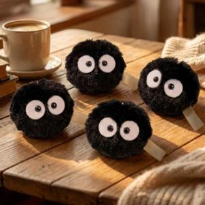 까만 먼지 키링 행운 부적 시험 응원 학생 합격 키홀더 열쇠고리 가방고리 커플