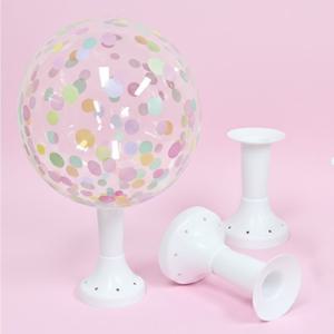 버블풍선 손잡이 컵형  스탠드 풍선 파티소품