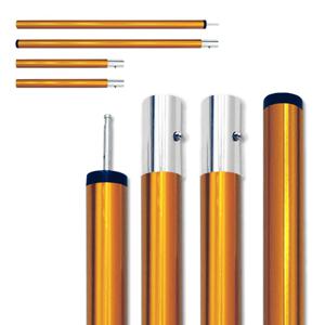 국산 알루미늄 타프폴대 33파이 원터치 연결식 2000mm