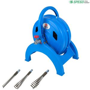 국산 하수구 스프링 청소기 20M 수동 배관청소 하수구 뚫는기계 관통기