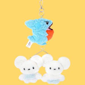 포켓몬 포켓피스 납작 인형 키링 두리쥐 딥상어동 선물 굿즈 캐릭터 가방고리 9cm