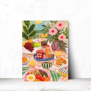 로맨틱일상 북유럽 감성 포스터 벽가리개 거실 현관 인테리어 액자 21x26cm