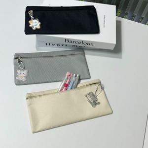 심플 슬림 키링 필통 데일리 수납 펜슬 케이스