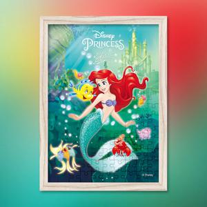 인어공주 직소 퍼즐+액자 세트 디즈니 애니메이션 150피스