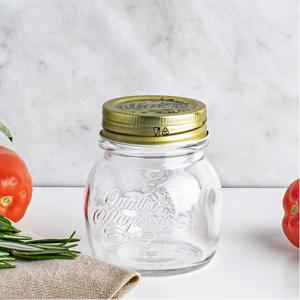 콰트로밀폐 150ml 1p 잼병 딸기 유리밀폐