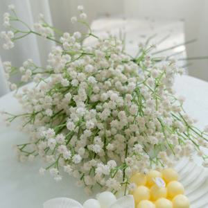 프리미엄 안개꽃 장미눈꽃 조화