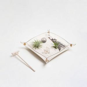 모래정원 꾸미기 키트 (팟트레이 L/클리어) 이오난사 모래멍 데스크테리어