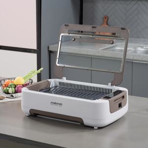 안방그릴 울트라 연기 냄새 기름잡는 전기그릴 (가방,필터10개 포함) AB1101MF