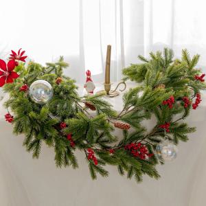 크리스마스 대형 가랜드 넝쿨 리스