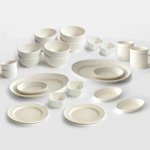 국내생산 히어 무광 코튼아이보리 4인 신혼 그릇세트 30P