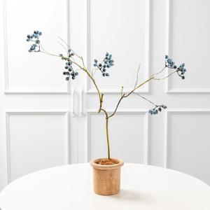 블루베리 조화 화분 세트