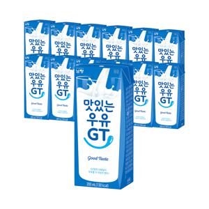 맛있는우유GT 흰우유 200ml*12팩 / 멸균우유