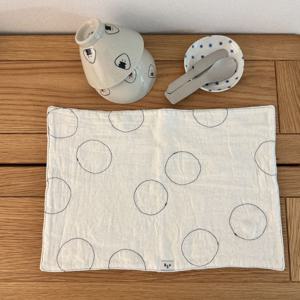 강화소창 동그라미 테이블매트 국내산 무형광 4겹 정련완료