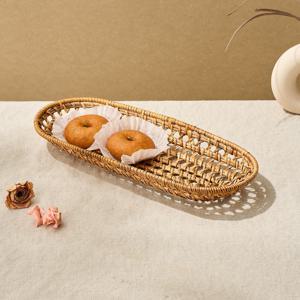 L 라탄 타원형 미니트레이 L26