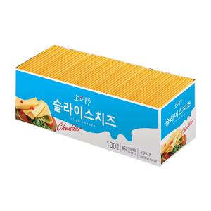 슬라이스치즈(업소용/베이커리/스트롱 체다)1.8kg 3종*1개