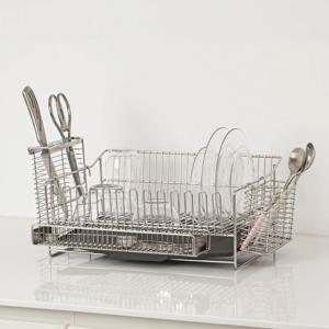 수저통 증정! 올스텐 자동 물빠짐 크레오 식기건조대 와이드형