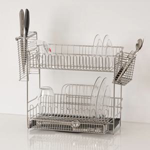 수저통 증정! 올스텐 자동 물빠짐 크레오 식기건조대 2단형