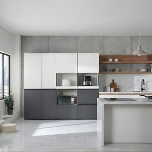 플랜까사 1800 광폭 속깊은 광파오븐 수납장