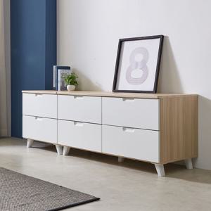 애쉬루카 광폭 2단 TV다이 거실장 드레스장 1800 2colors