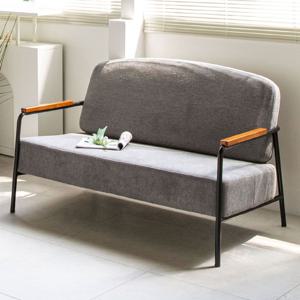 [리퍼] 미르 팔걸이 소파 패브릭 2인용 거실 서재 사무실 카페 인테리어 디자인 의자