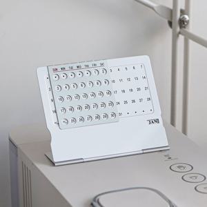 미니 알루미늄 만년달력