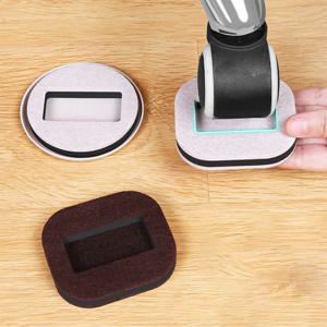 의자 바퀴 고정 소음 방지 바닥 보호 커버 고정캡 자국 끌림 패드 스크래치 카펫 가정집